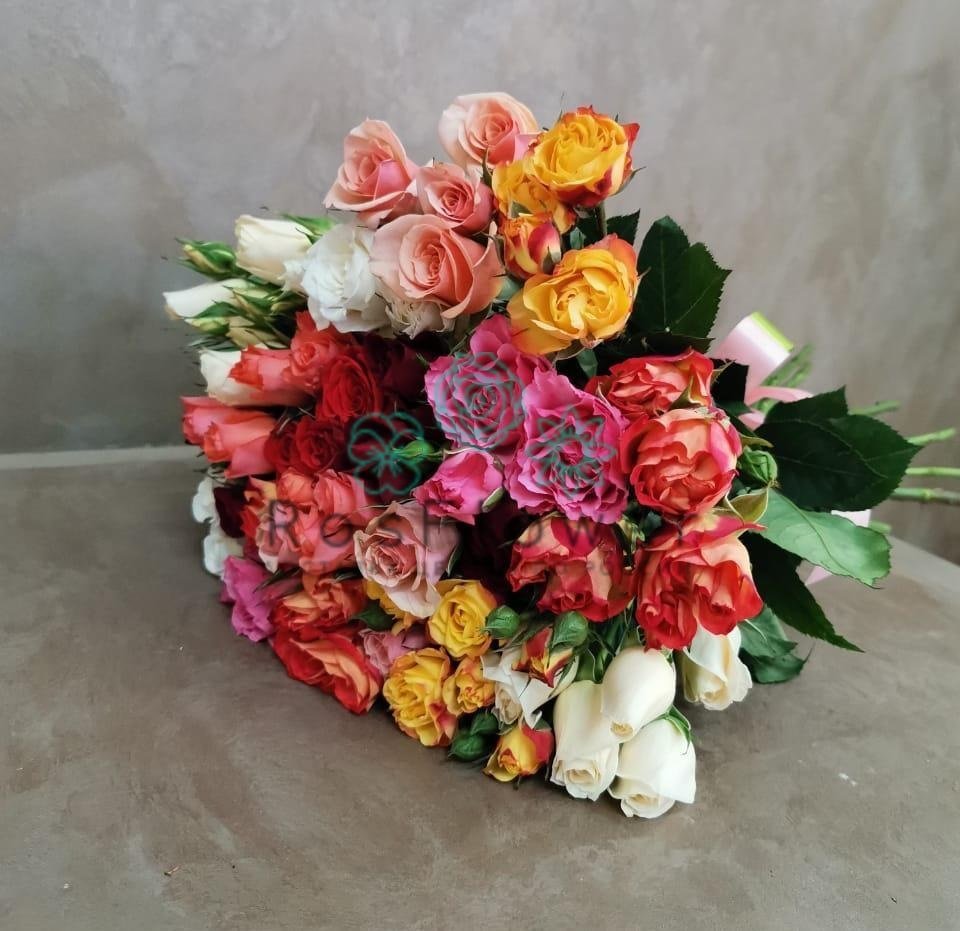 Букет цветов из: Розы в Ломинцевский