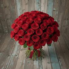 Букет 55 Красных роз Фридом #REPLACE_PRED# Ломинцевский
