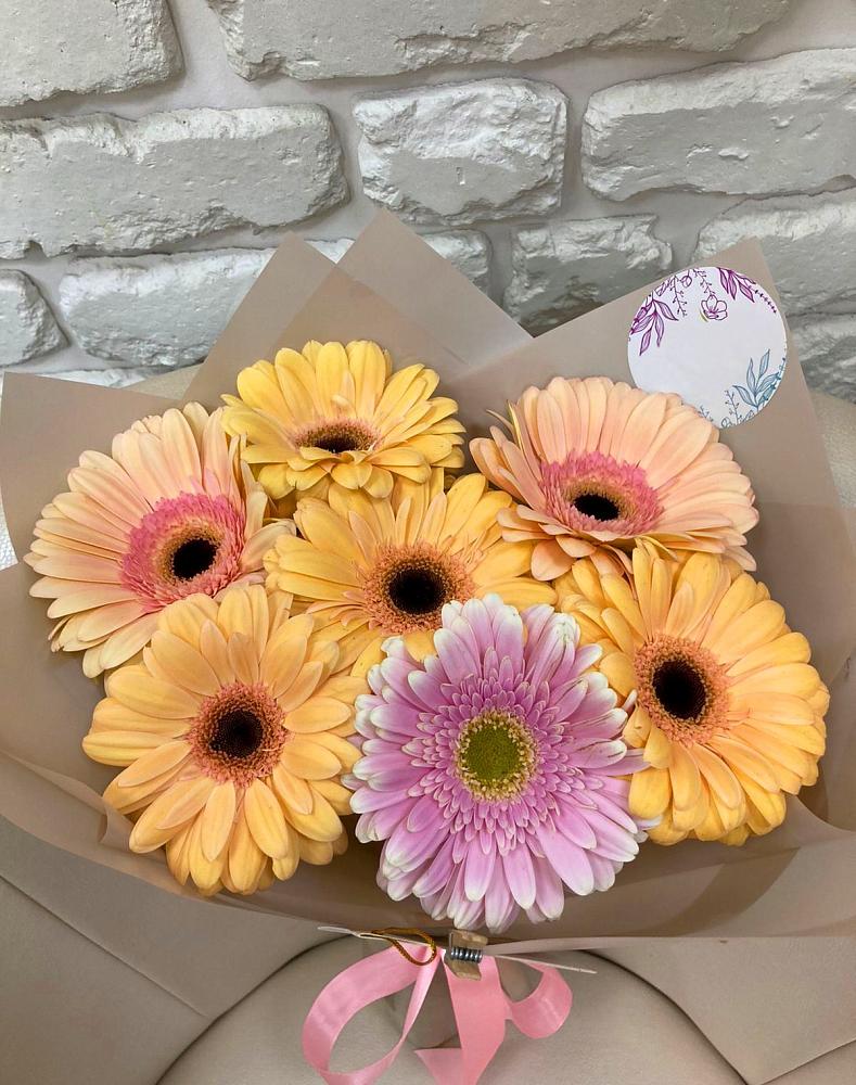 Букет цветов из: Герберы в Ломинцевский