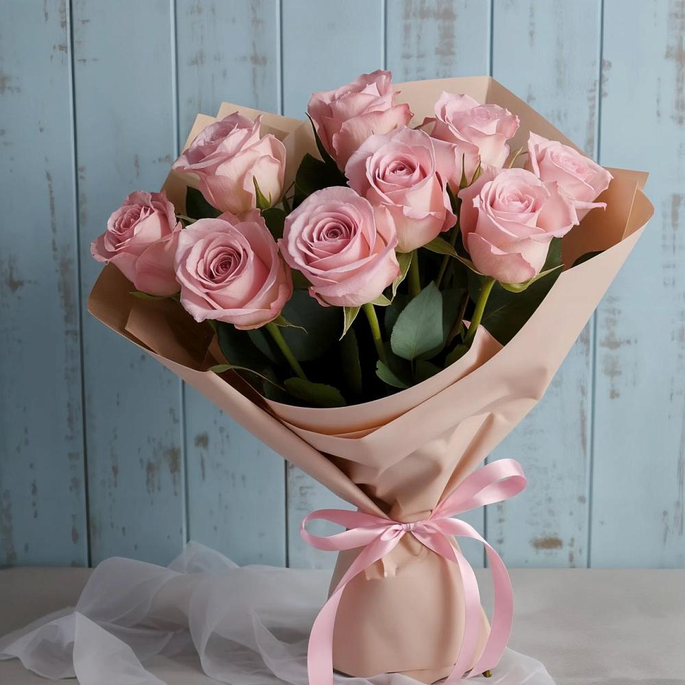 Букет цветов из: Розы в Ломинцевский