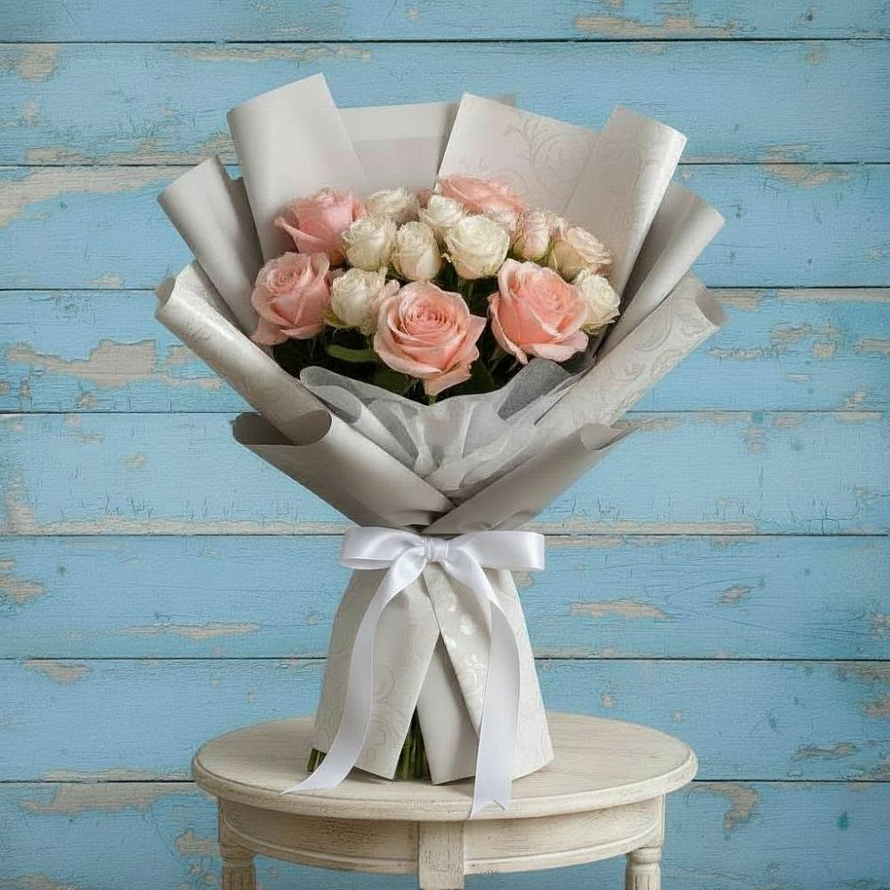 Букет цветов из: Розы в Ломинцевский