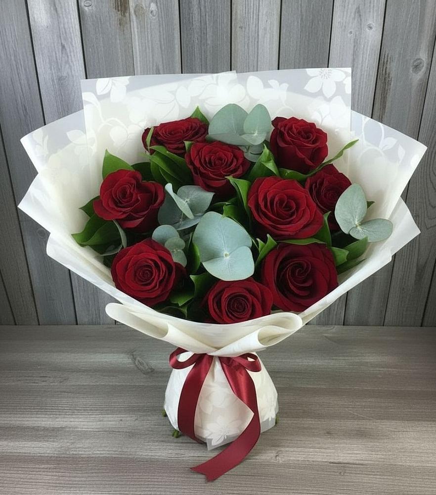 Букет цветов из: Розы в Ломинцевский