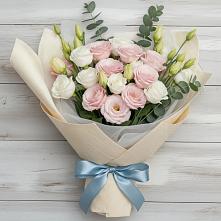 Букет цветов из:  Лизиантусы #REPLACE_PRED# Ломинцевский