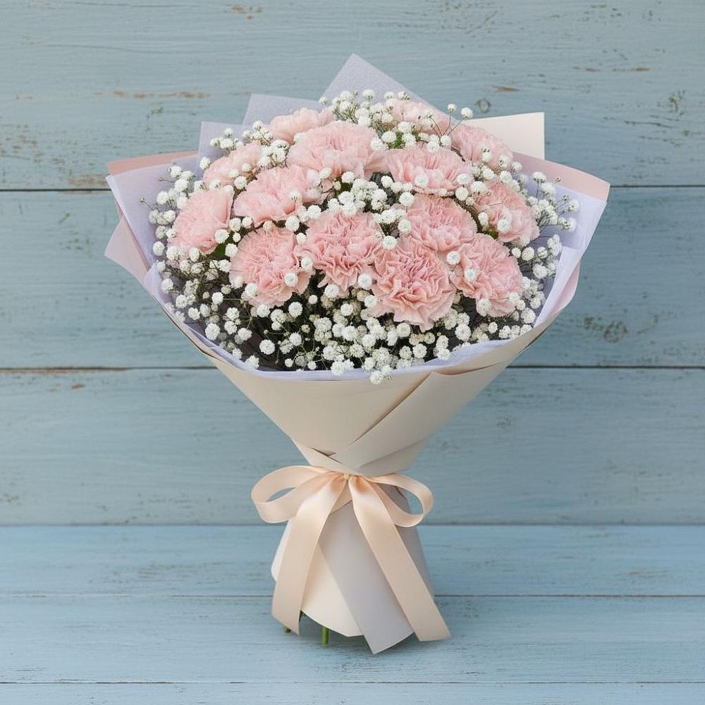 Букет цветов из: Гвоздики в Ломинцевский