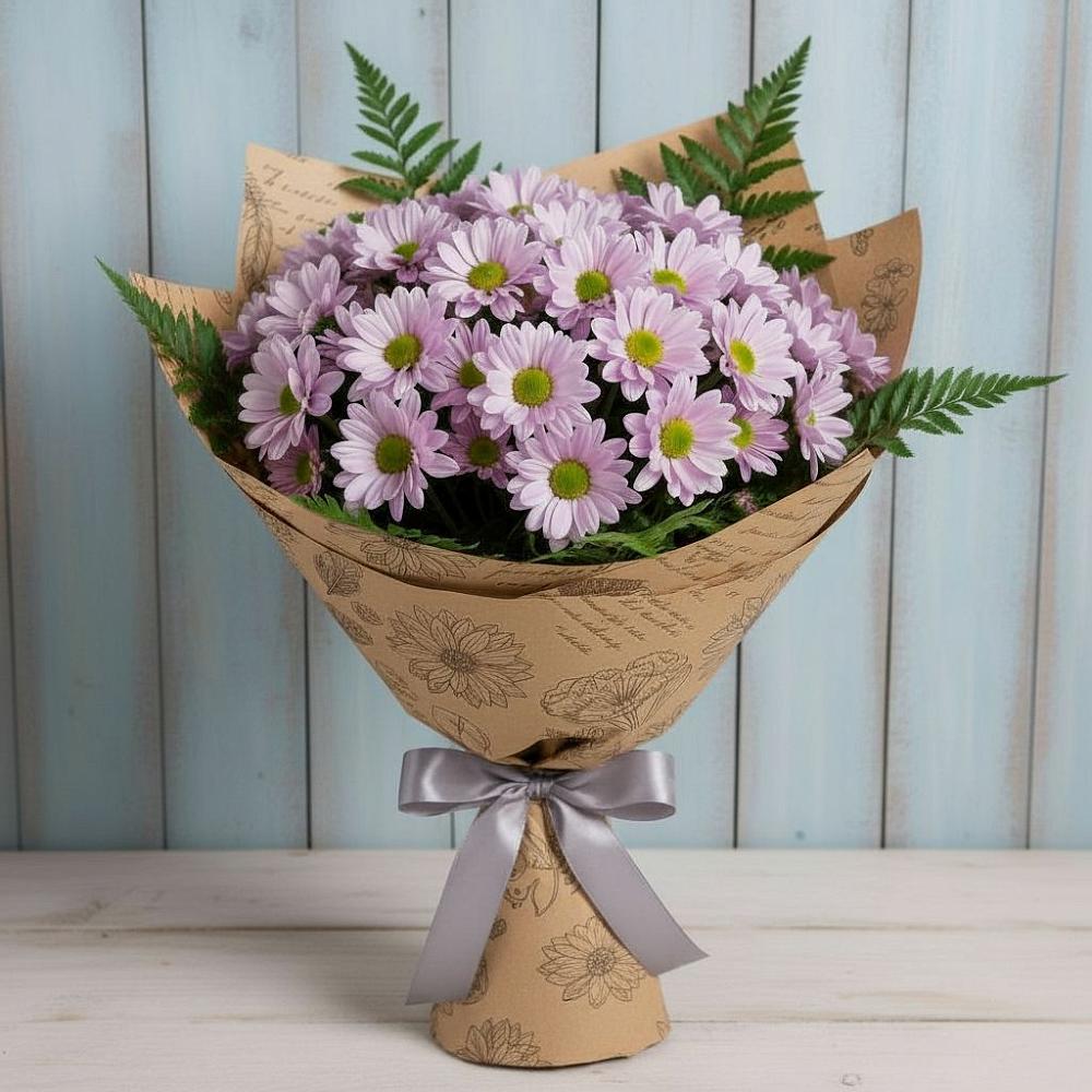 Букет цветов из: Хризантемы в Ломинцевский