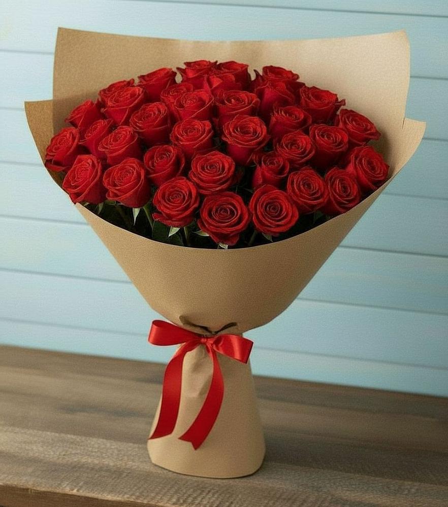 Букет Красные розы Милано в Ломинцевский