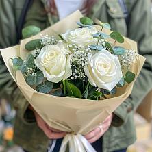 Букет Нежные грёзы в Ломинцевский Букет цветов из: Розы в Ломинцевский