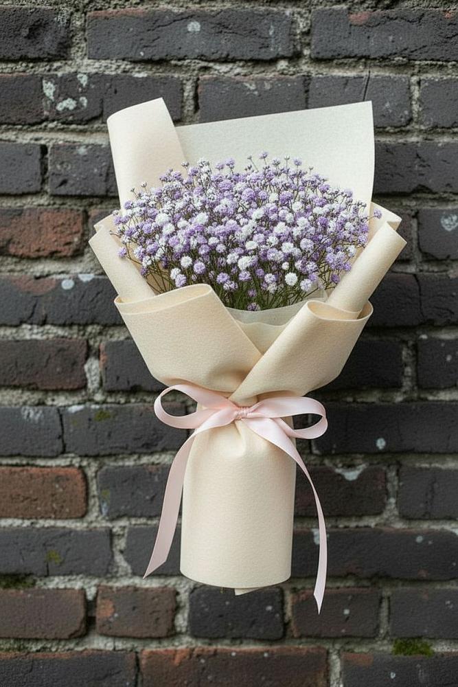 Букет цветов из: Гипсофила в Ломинцевский