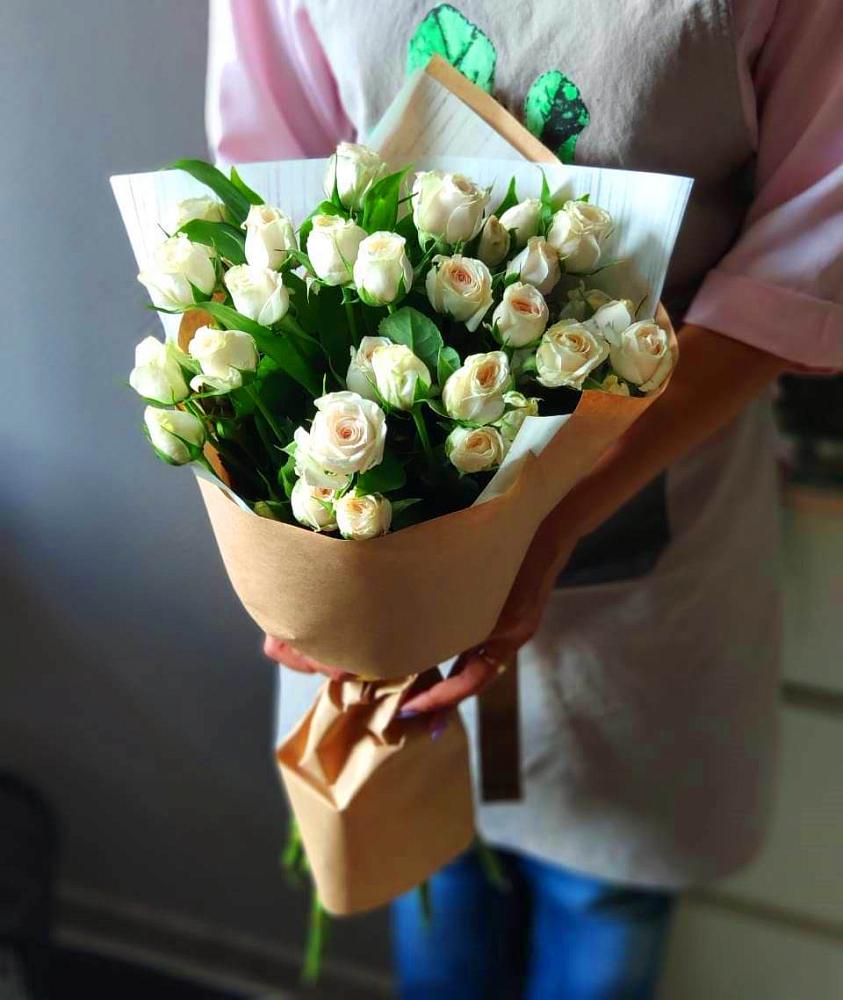 Букет цветов из: Розы в Ломинцевский