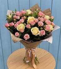 Букет цветов из:  Розы в Ломинцевский