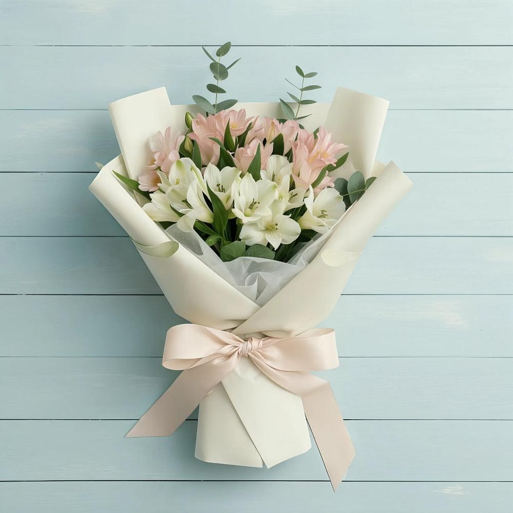 Букет цветов из: Альстромерии в Ломинцевский